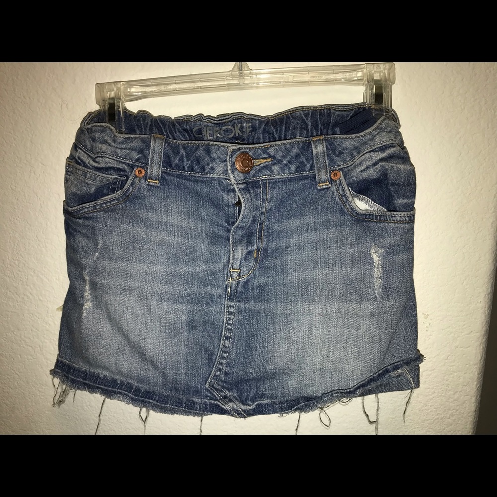 Mini jeans skirt